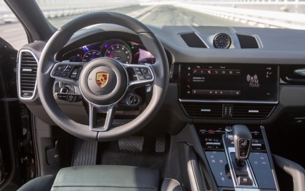 Rent a Porsche Cayenne-coupe black, 2022 in Dubai