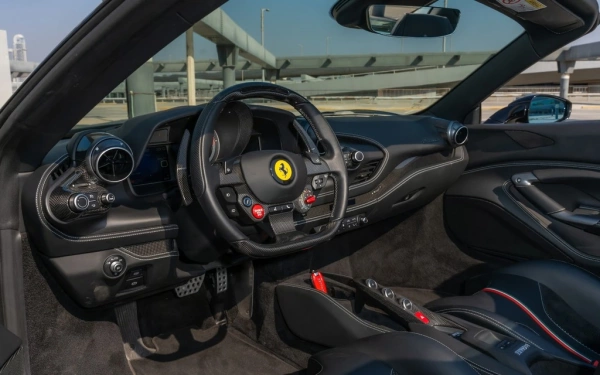 Rent a Ferrari F8-Tributo black, 2023 in Dubai