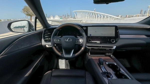 Rent a Lexus RX-350 black, 2024 in Dubai