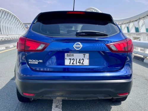 Rent a Nissan Rogue blue, 2019 in Dubai