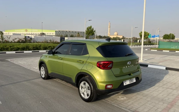 Rent a Hyundai Venue green, 2021 in Dubai