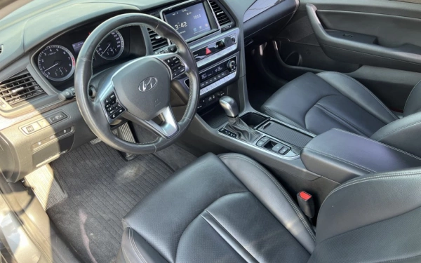 Rent a Hyundai Sonata grey, 2019 in Dubai