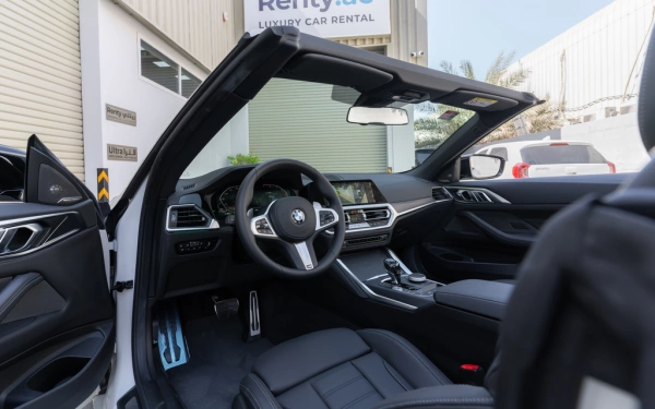 Rent a BMW 430i-Cabrio white, 2022 in Dubai