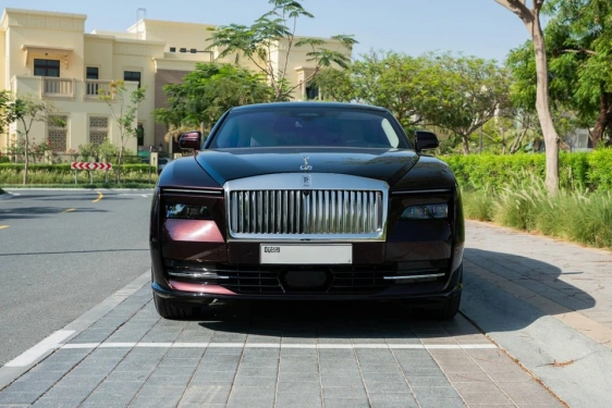 Rent a Rolls Royce Spectre red, 2024 in Dubai