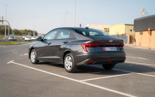 Rent a Hyundai Accent grey, 2024 in Dubai