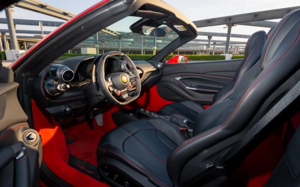 Rent a Ferrari F8-Tributo red, 2023 in Dubai