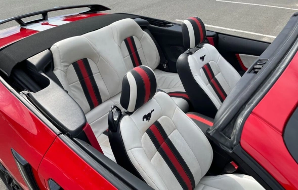 Rent a Ford Mustang-Cabrio red, 2020 in Dubai