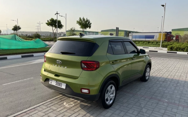 Rent a Hyundai Venue green, 2021 in Dubai