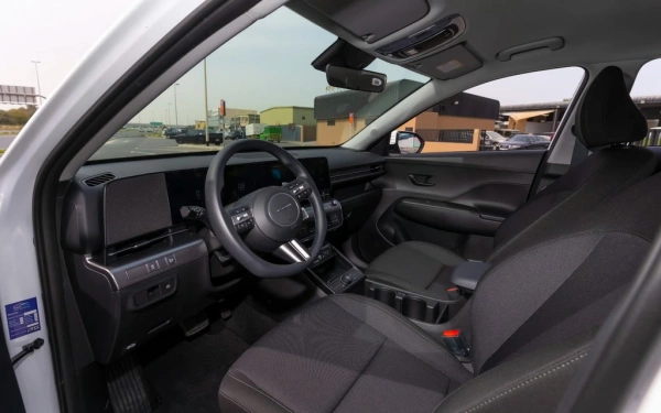 Rent a Hyundai Kona white, 2024 in Dubai