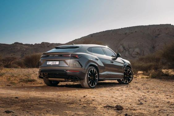 Rent a Lamborghini Urus dark-grey, 2022 in Dubai